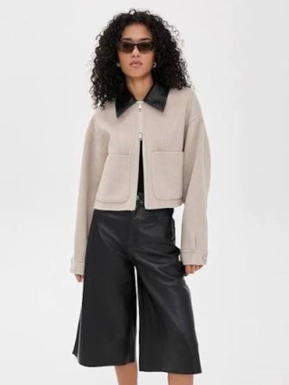 Phebe Cropped Jacket Size Small